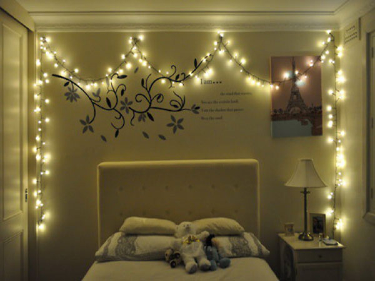 Bedroom Ideas With Christmas Lights Memsahebnet